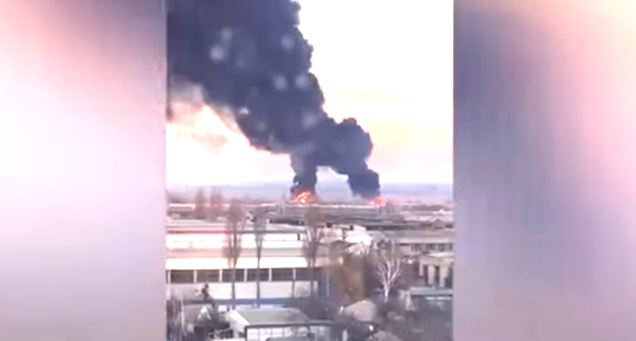 Invasão e ataque militar da Rússia contra a Ucrânia são iniciados 