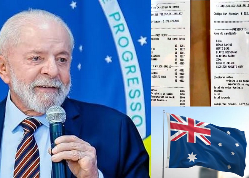 Eleições Brasil 2026: Lula vence na Austrália com 53,98% dos votos